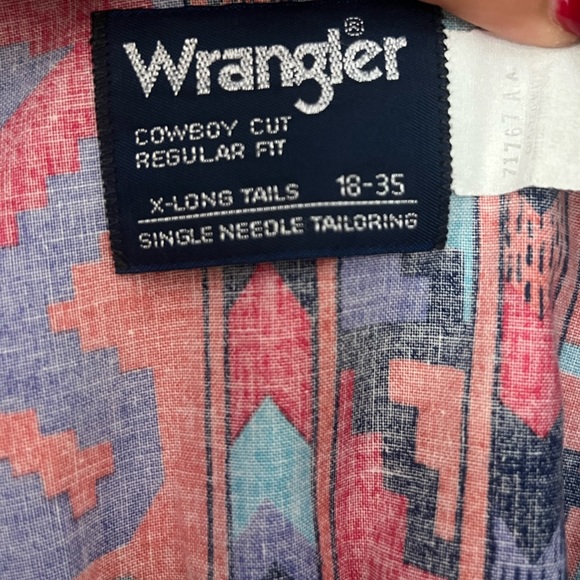Vintage Wrangler Button Up - Picture 3 of 3